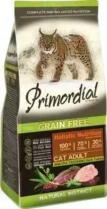 Сухой корм Primordial Grain Free Holistic Cat Adult with Duck Turkey беззерновой с уткой и индейкой для кошек 2кг (MGSP1102)