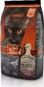 Сухой корм Leonardo Adult Duck с уткой для здоровья кожи и шерсти для кошек 2кг (755225/758319 )