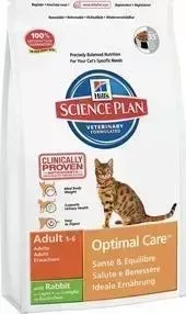 Сухой корм Hill&amp;#039;s Hill&s Science Plan Optimal Care Adult with Rabbit с кроликом для кошек 10кг (5151)