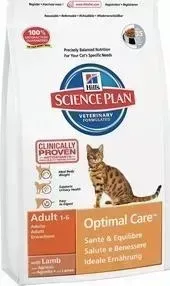 Сухой корм Hill&amp;#039;s Hill&s Science Plan Optimal Care Adult with Lamb с ягненком для кошек 2кг (8737)