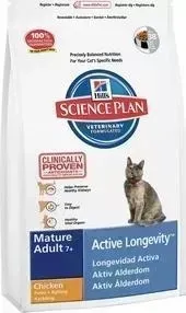 Сухой корм Hill&amp;#039;s Hill&s Science Plan Active Longevity Mature Adult 7+ with Chicken с курицей для пожилых кошек 2кг (8742)