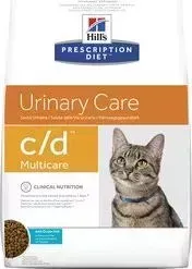 Сухой корм Hill&amp;#039;s Hill&s Prescription Diet c/d Urinare Care Milticare with Ocean Fish с рыбой диета при профилактике МКБ для кошек 1,5кг (9184): характеристи