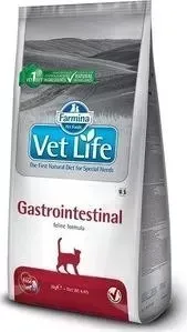 Сухой корм Farmina Vet Life Gastrointestinal Feline диета при нарушениях пищеварения для кошек 2кг (25340)