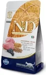 Сухой корм Farmina ND Adult Cat LG Lamb Blueberry низкозерновой с ягненком и черникой для кошек 5кг (32768)