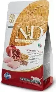 Сухой корм Farmina ND Adult Cat LG Chicken Pomegranate низкозерновой с курицей и гранатом для кошек 5кг (32744)