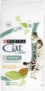 Сухой корм CAT CHOW Adult Sterelised rich in Poultry с домашней птицей для стерилизованных кошек 15кг (12147058)
