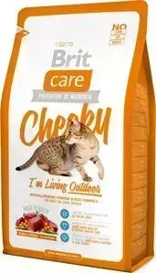 Сухой корм Brit Care Cat Cheeky Outdoor гипоаллергенный с олениной и рисом для активных кошек и кошек гуляющих на улице 2кг (132613)