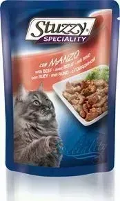Паучи Stuzzy Cat Speciality with Beef кусочки в соусе с говядиной для кошек 100г (131.2502)