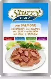 Паучи Stuzzy Cat Skin Care Heart Support with Salmon кусочки в соусе с лососем, забота о коже и сердце для кошек 100г (132.С2406)