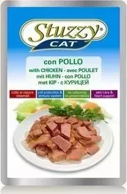 Паучи Stuzzy Cat Skin Care Heart Support with Chiken кусочки в соусе с курицей, забота о коже и сердце для кошек 100г (132.С2401)