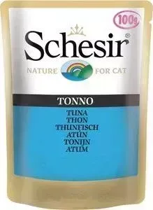 Паучи Schesir Nature for Cat Tuna кусочки в желе с тунцом для кошек 100г (С560)