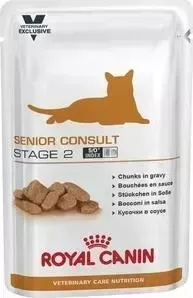 Паучи Royal Canin ВКН Senior Consult Stage 2 диета для кошек старше 7 лет с признаками старения 100г (775101)