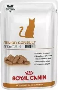 Паучи Royal Canin ВКН Senior Consult Stage 1 диета для кошек старше 7 лет без признаков старения 100г (774101)