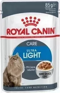 Паучи Royal Canin Ultra Light для кошек склонных к полноте 85г (486001)