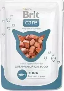 Паучи Brit Care Cat Tuna с тунцом для кошек 80г (100119)