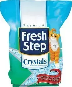 Наполнитель Fresh Step Crystals - впитывающий силикагель для кошек 3,62кг