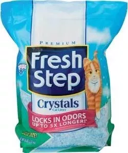 Наполнитель Fresh Step Crystals - впитывающий силикагель для кошек 1,81кг