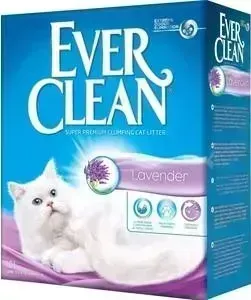 Наполнитель Ever Clean Lavender с ароматом лаванды комкующийся с ароматизатором для кошек 10л