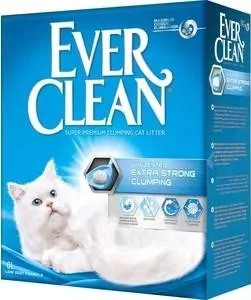 Наполнитель Ever Clean Extra Strong Clumpin Unscented экстра контроль запаха комкующийся без ароматизатора для кошек 6л