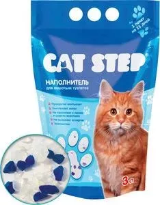 Наполнитель Cat Step впитывающий силикагель для кошек 3,62кг (7,6л) (НК-006)