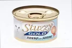 Консервы Stuzzy Cat Gold Tuna Surimi кусочки в собственном соку с тунцом и сурими для кошек 85г (132.С403)