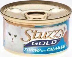 Консервы Stuzzy Cat Gold Tuna Squid кусочки в собственном соку с тунцом и кальмарами для кошек 85г (132.С400)