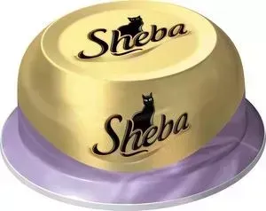 Консервы Sheba коктейль с тунцом и отборными креветками для кошек 80г (10116246)