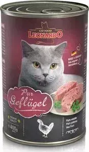 Консервы Leonardo Quality Selection Pure Poultry c птицей для кошек 400г (756229)