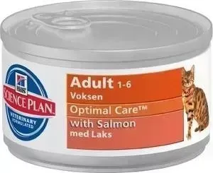 Консервы Hill&amp;#039;s Hill&s Science Plan Optimal Care Adult with Salmon с лососем для кошек 85г (4535)
