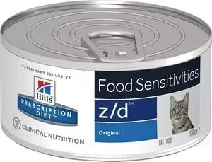 Консервы Hill&amp;#039;s Hill&s Prescription Diet z/d Food Sensitivities Original диета при лечении пищевых аллергий для кошек 156г (5661)