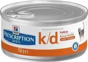Консервы Hill&amp;#039;s Hill&s Prescription Diet k/d Kidney Care with Chicken с курицей диета при заболевании почек и МКБ для кошек 156г (9453)