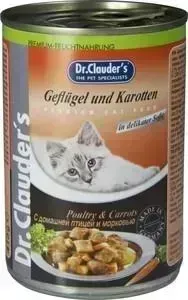Консервы Dr.Clauder&amp;#039;s Dr.Clauder&s Poultry Carrots in Delicate Sauce с домашней птицей и морковью 415г