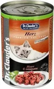 Консервы Dr.Clauder&amp;#039;s Dr.Clauder&s Heart in Delicate Sauce с сердцем кусочки в соусе для кошек 415г