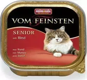 Консервы Animonda Vom Feinsten Senior с говядиной для пожилых кошек 100г (83857)