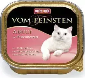 Консервы Animonda Vom Feinsten Adult с сердцем индейки для кошек 100г (83438)