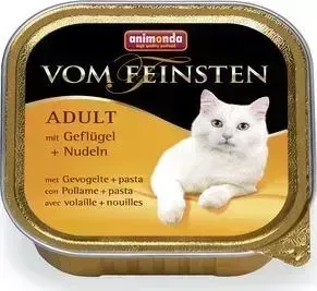Консервы Animonda Vom Feinsten Adult с мясом домашней птицы и пастой для кошек 100г (83851)