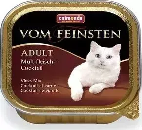 Консервы Animonda Vom Feinsten Adult коктейль из разных сортов мяса для кошек 100г (83441)