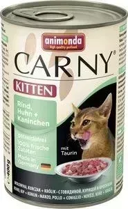 Консервы Animonda CARNY Kitten с говядиной, курицей и кроликом для котят 400г (83713)