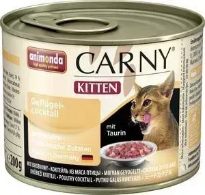 Консервы Animonda CARNY Kitten коктейль из говядины и мяса домашней птицы для котят 200г (83698)