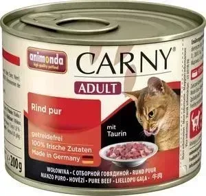Консервы Animonda CARNY Adult с отборной говядиной для кошек 200г (83707)