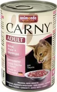 Консервы Animonda CARNY Adult с говядиной, индейкой и креветками для кошек 400г (83724)