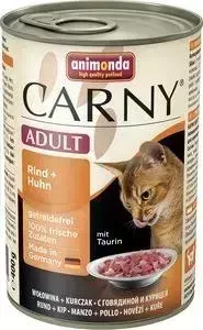 Консервы Animonda CARNY Adult с говядиной и курицей для кошек 400г (83719)