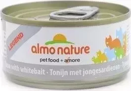 Консервы Almo Nature Legend Adult Cat with Tuna and White Bait с тунцом и сардинками для кошек 70г (1419)