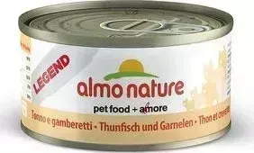 Консервы Almo Nature Legend Adult Cat with Tuna and Shrimps с тунцом и креветками для кошек 70г (4120)