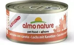 Консервы Almo Nature Legend Adult Cat with Salmon and Carrot с лососем и морковью для кошек 70г (1348)