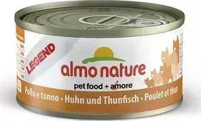 Консервы Almo Nature Legend Adult Cat with Chicken and Tuna с курицей и тунцом для кошек 70г (4144)