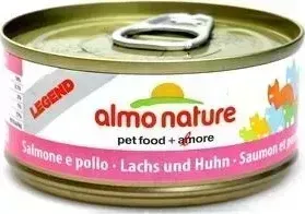 Консервы Almo Nature Ledend Adult Cat with Salmon and Chicken с лососем и курицей для кошек 70г (7657)