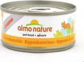 Консервы Almo Nature Ledend Adult Cat Chicken Drumstick с курицей "Аппетитные куриные бедрышки" для кошек 70г (0851)