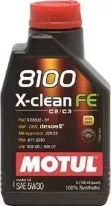 Моторное масло MOTUL 8100 X-clean FE 5W-30 1 л