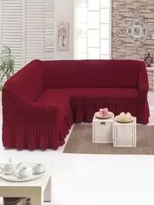 Чехол Do and Co для углового дивана Juanna (8209 бордовый)